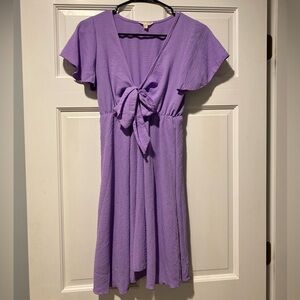 Light weight purple mini dress. Dress is in excellent condition! Only wore once.